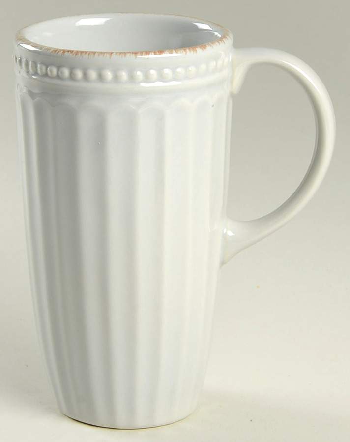 French Perle Groove Grey Tall Mug by Lenox-1