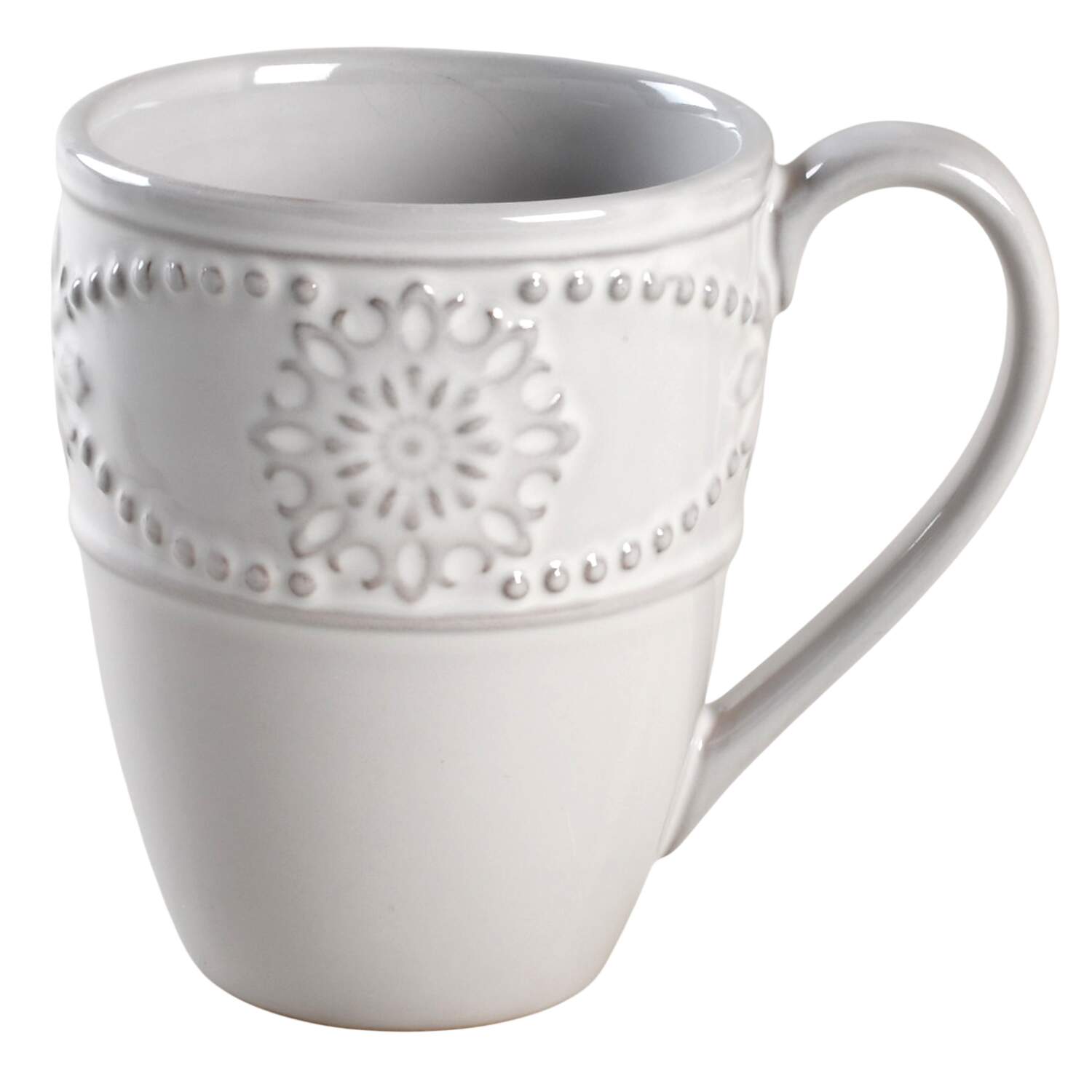 French Carved Square Mug by Lenox-1