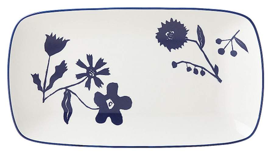 Spring Street Cobalt Blue Hors d'Oeuvre Tray by Lenox-1