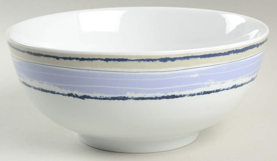 Woven Stripes Lavender 9" Round Serving Bowl by Lenox-1