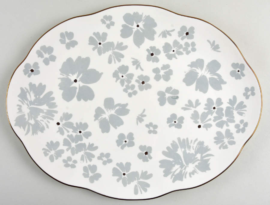 Scattered Petals 16" Oval Serving Platter by Lenox-1
