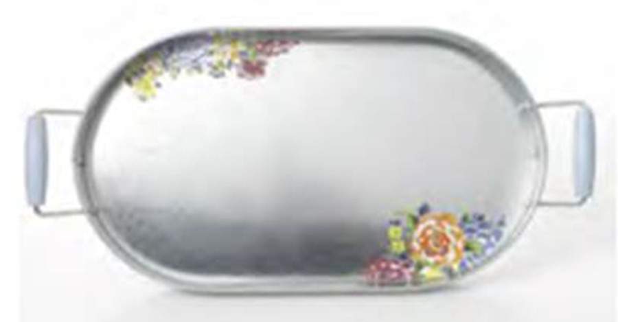 Blutique Metal Serving Tray by Laurie Gates-1