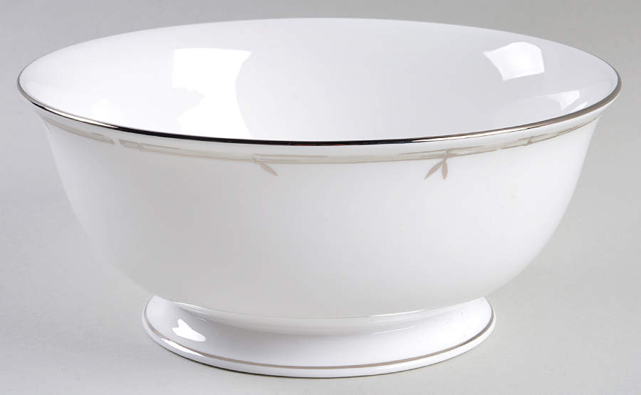 Emmett Street (Platinum Trim) 8" Round Serving Bowl by Lenox-1