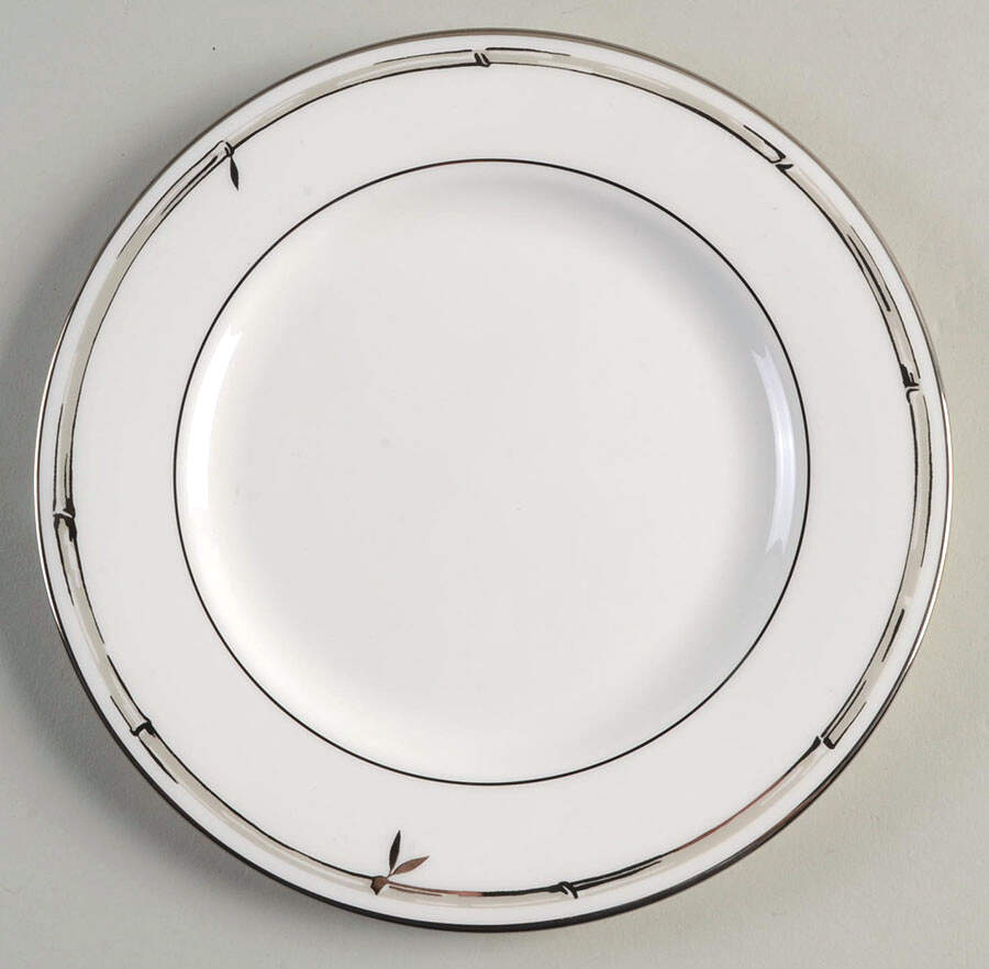 Emmett Street (Platinum Trim) Salad Plate by Lenox-1