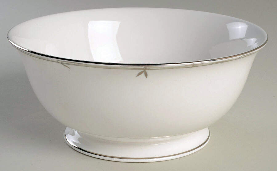 Emmett Street (Platinum Trim) 8" Round Serving Bowl by Lenox-1