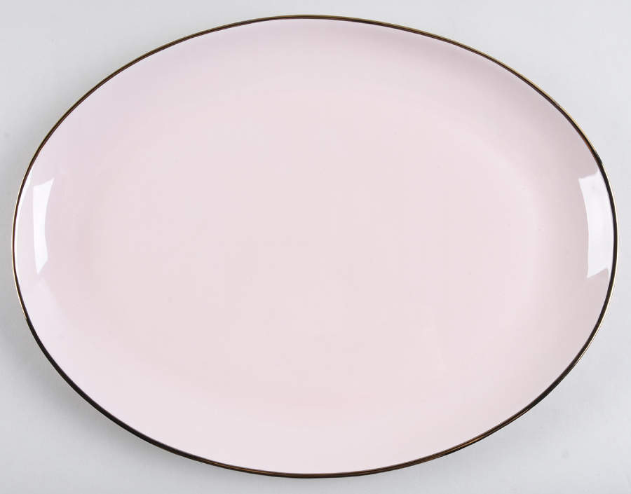 Trianna Blush 14" Oval Serving Platter by Lenox-1