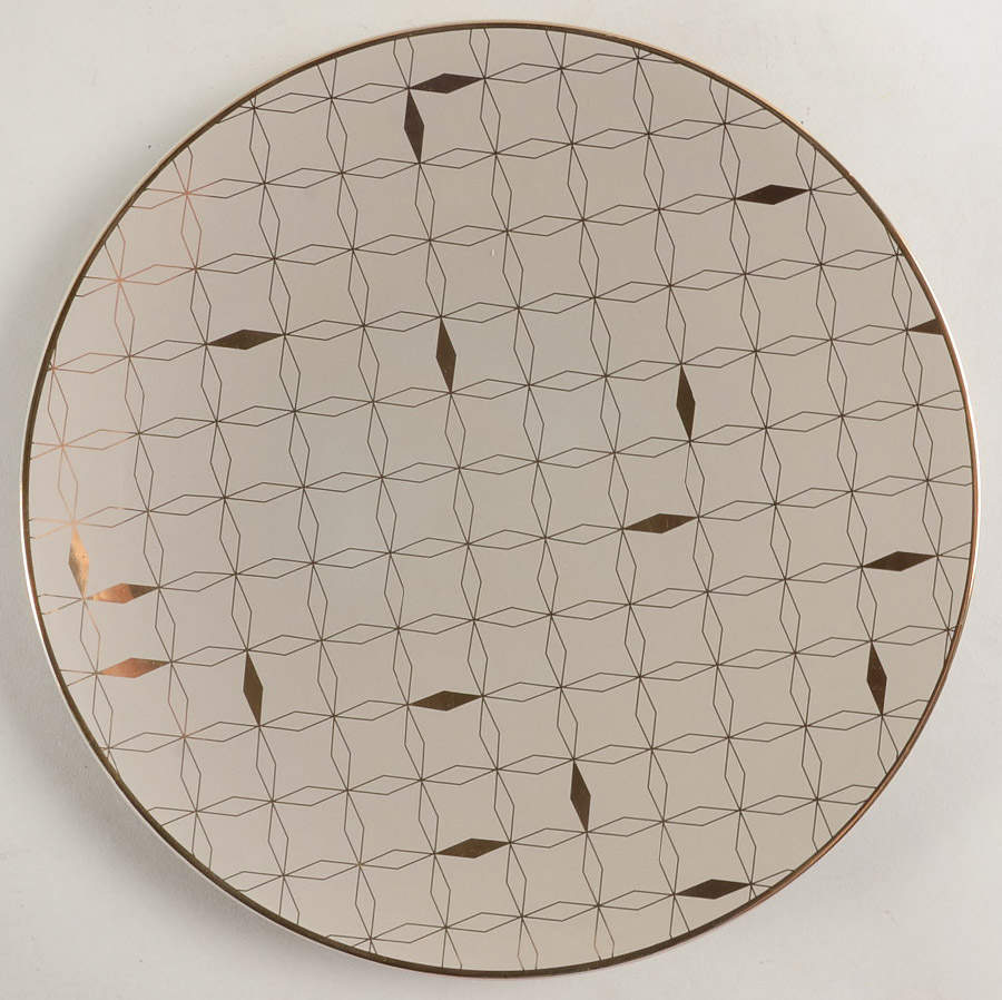 Trianna Taupe Accent Salad Plate by Lenox-1