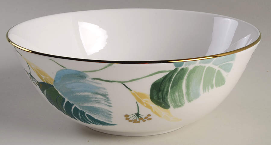 Abergreen 9" Round Vegetable Bowl by Lenox-1