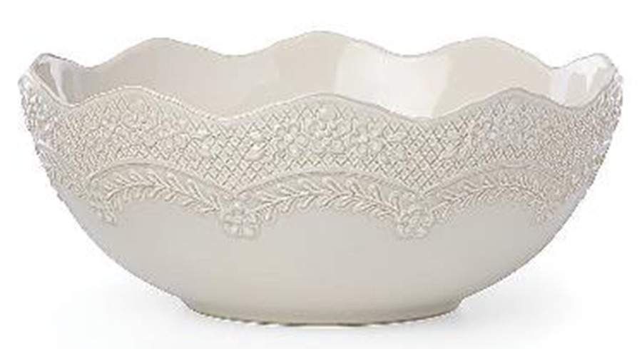 Chelse Muse Reactive Gray 10" Round Vegetable Bowl by Lenox-1