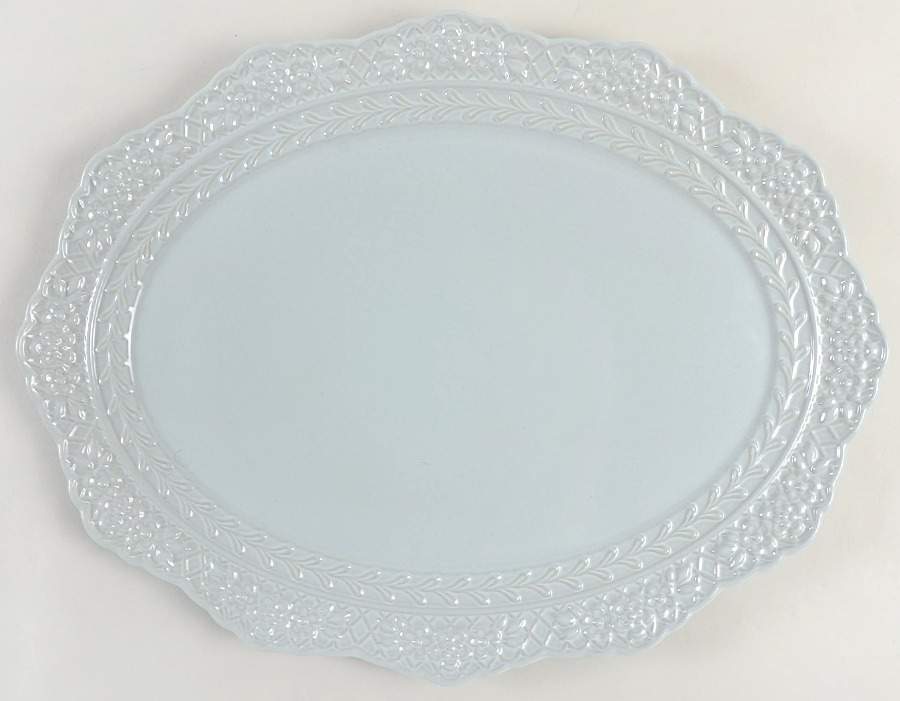 Chelse Muse Reactive Blue 16" Oval Serving Platter by Lenox-1