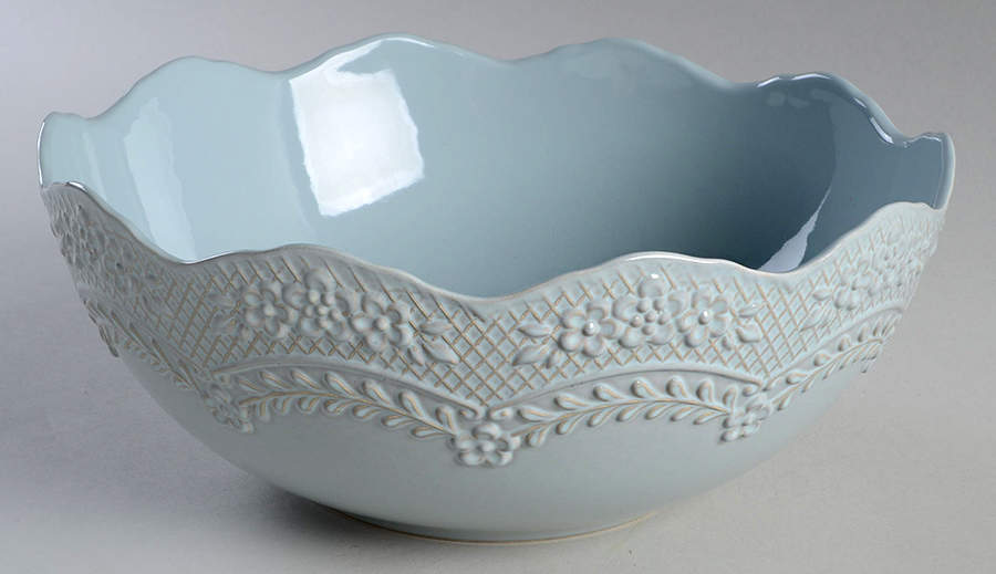 Chelse Muse Reactive Blue 10" Round Vegetable Bowl by Lenox-1