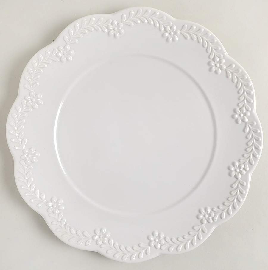 Chelse Muse Reactive White Dinner Plate by Lenox-1