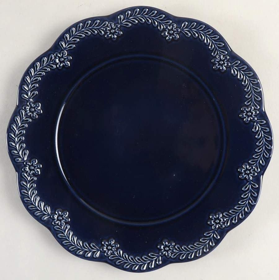 Chelse Muse Reactive Navy Accent Luncheon Plate by Lenox-1