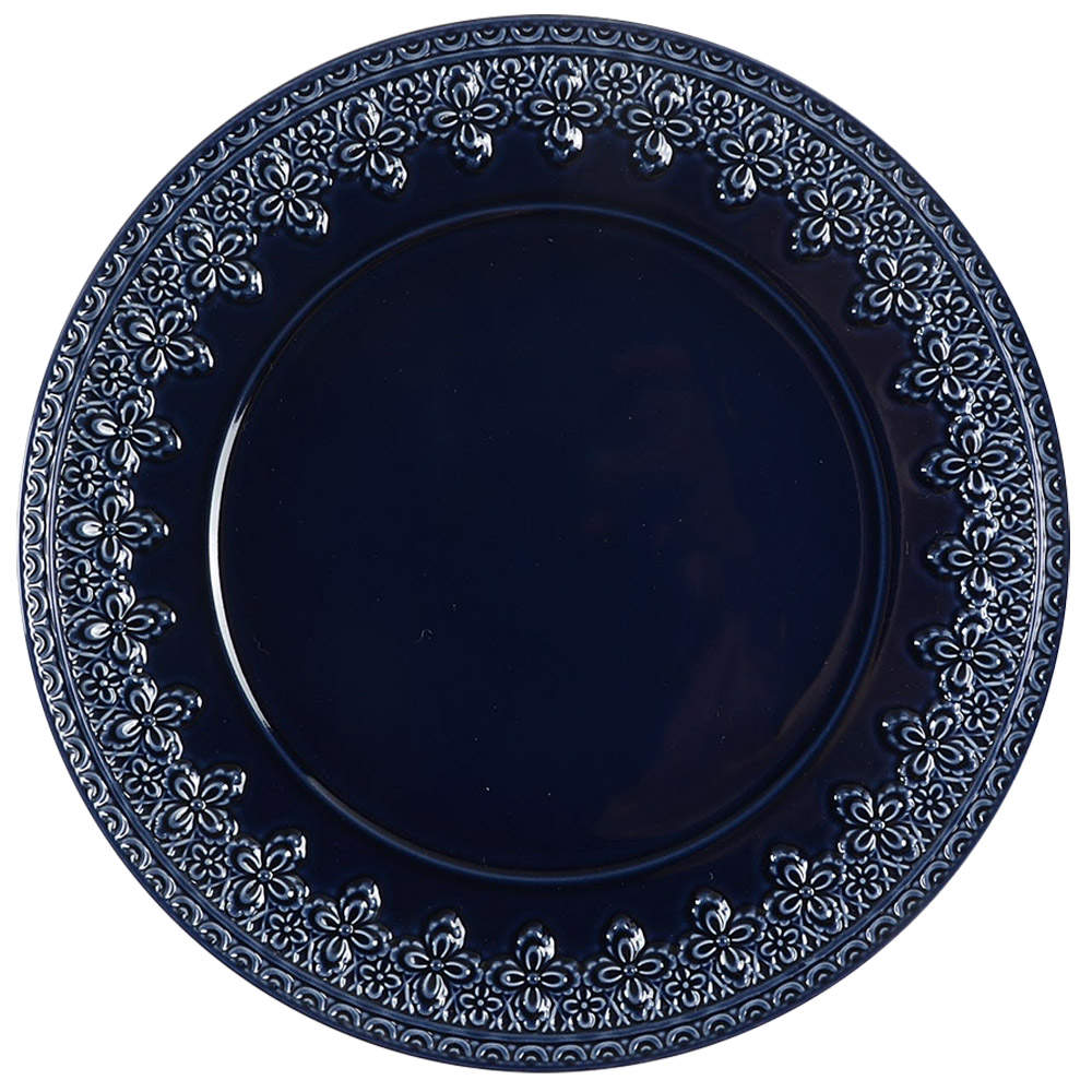 Chelse Muse Reactive Navy Dinner Plate by Lenox-1