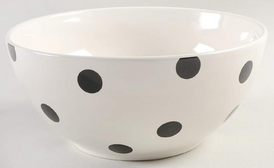 Deco Dot Black 10" Mixing Bowl by Lenox-1