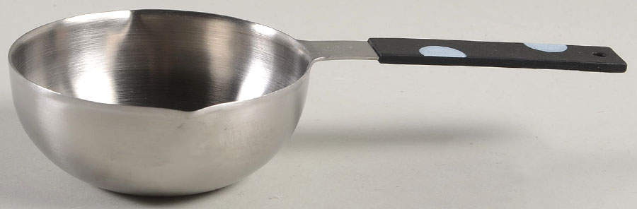 Deco Dot Black 1/2 Cup Measuring Cup by Lenox-1