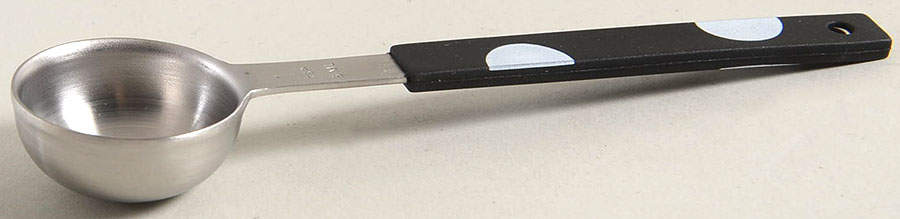 Deco Dot Black 1 Teaspoon Metal Measuring Spoon by Lenox-1
