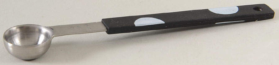 Deco Dot Black 1/4 Teaspooon Metal Measuring Spoon by Lenox-1