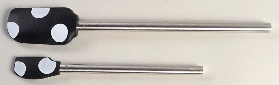 Deco Dot Black Utensil Set (2 Spatulas) by Lenox-1