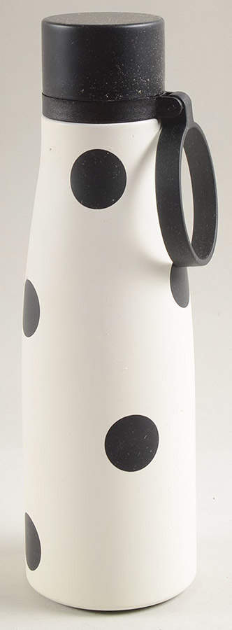 Deco Dot Black Metal Thermos/Carafe & Lid by Lenox-1