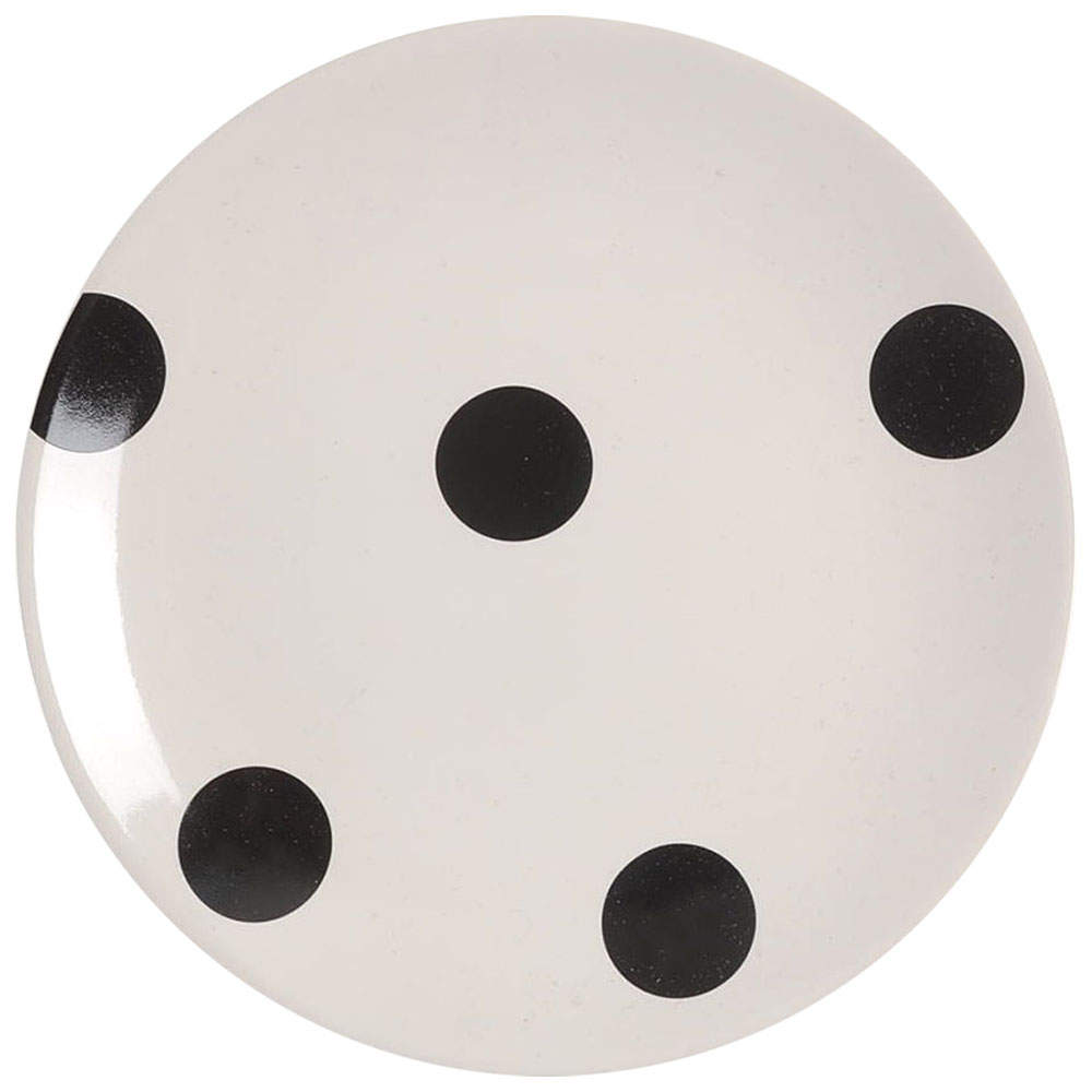 Deco Dot Black Tidbit Plate by Lenox-1