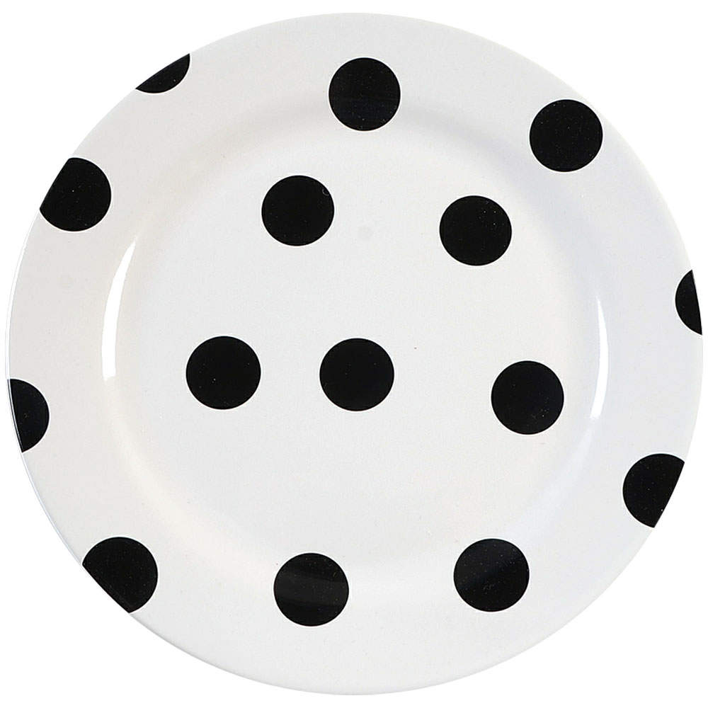 Deco Dot Black Accent Salad Plate by Lenox-1