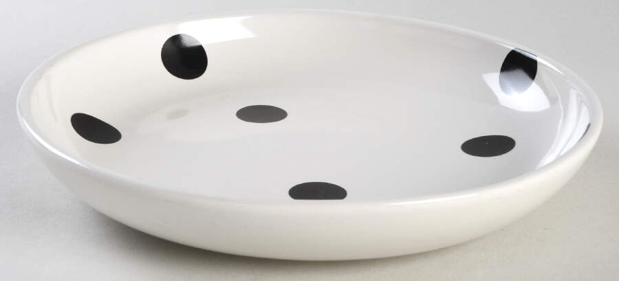Deco Dot Black Individual Salad Bowl by Lenox-1