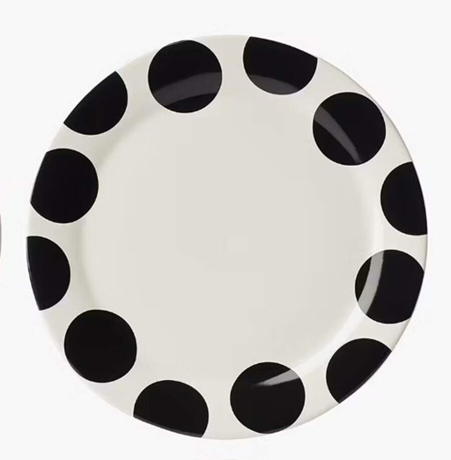 Deco Dot Black Dinner Plate by Lenox-1