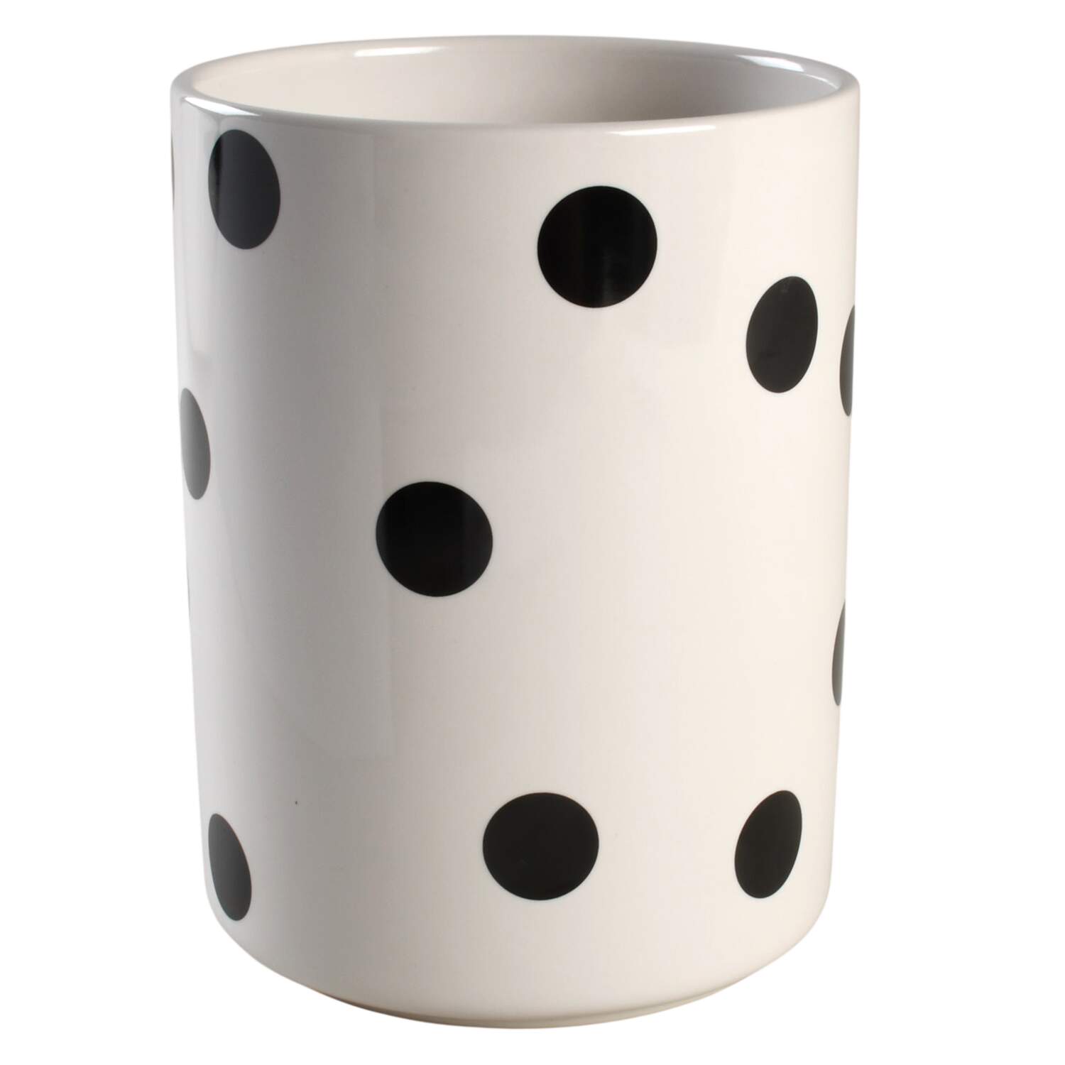 Deco Dot Black Utensil Holder by Lenox-1
