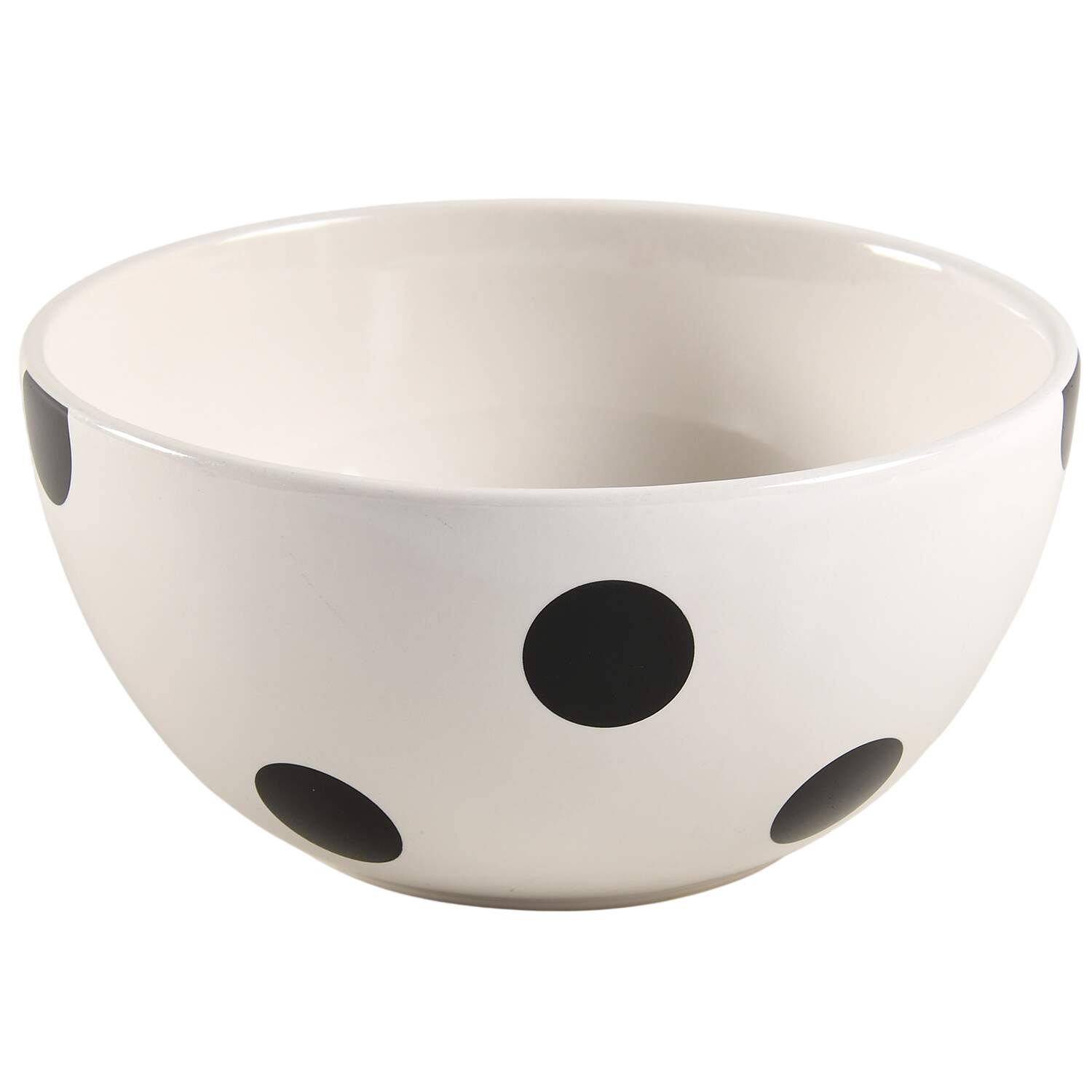 Deco Dot Black Soup/Cereal Bowl by Lenox-1