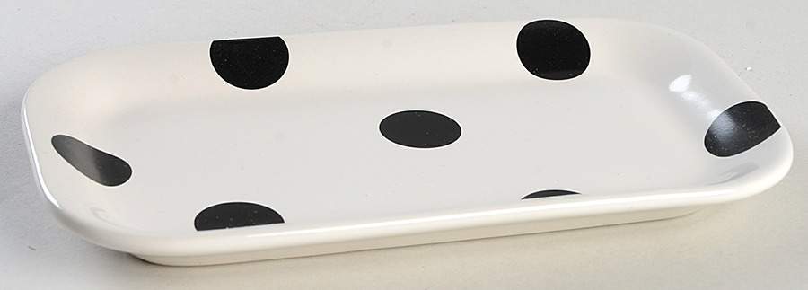 Deco Dot Black 1/4 Lb Butter No Lid by Lenox-1