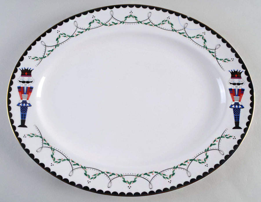 Nutcracker 16" Oval Serving Platter by Lenox-1