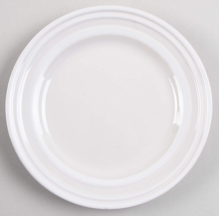 Sculpted Stripe Cream Accent Luncheon Plate by Lenox-1
