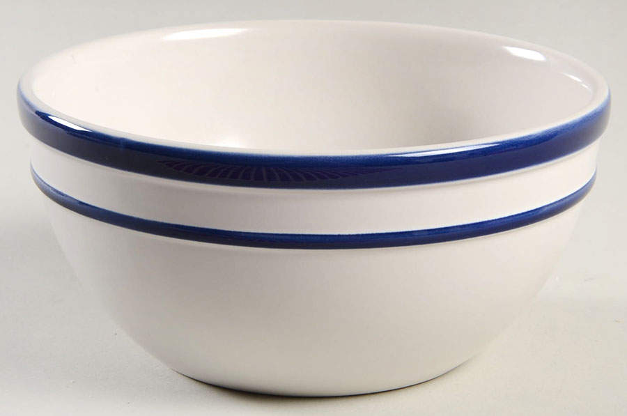 Sculpted Stripe Cobalt 6" All Purpose Bowl by Lenox-1