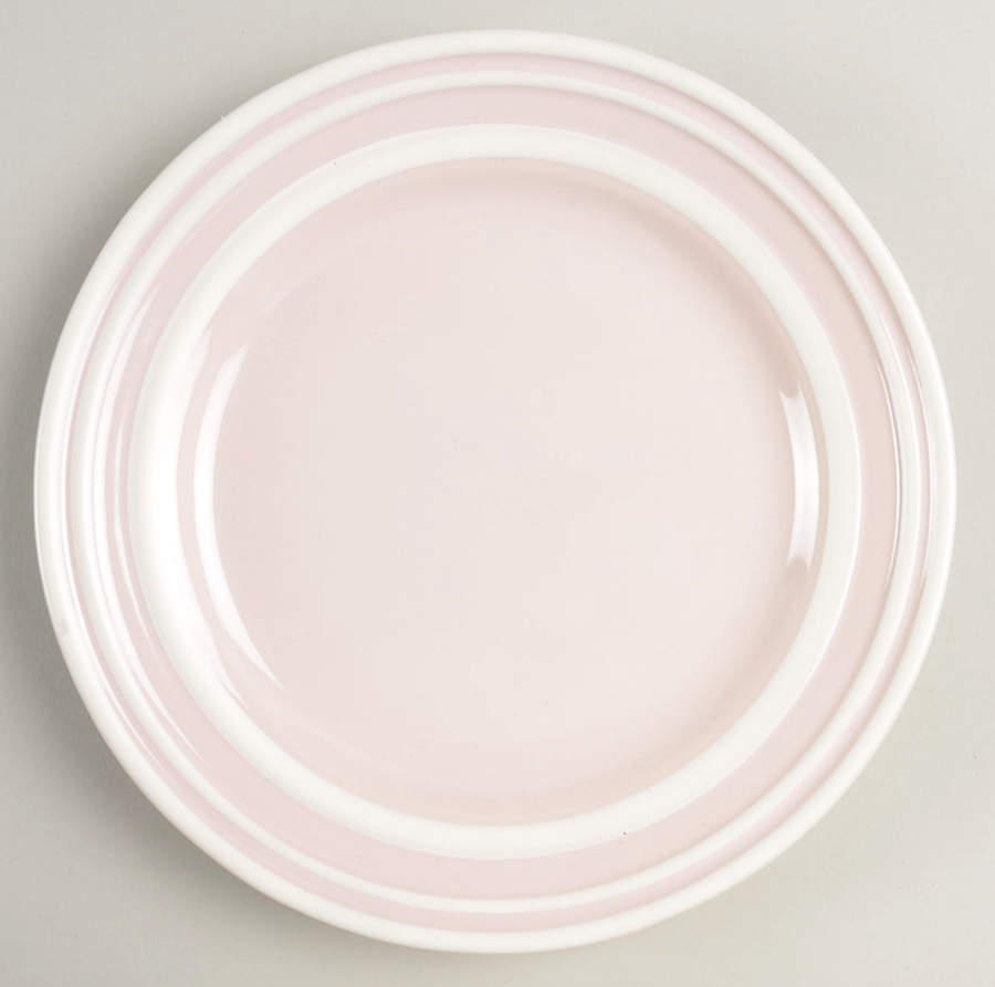 Sculpted Stripe Blush Accent Luncheon Plate by Lenox-1