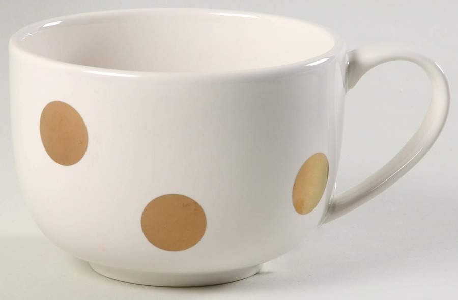 Deco Dot Gold Latte Mug by Lenox-1
