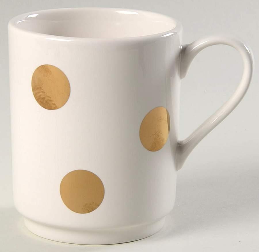 Deco Dot Gold Mug by Lenox-1