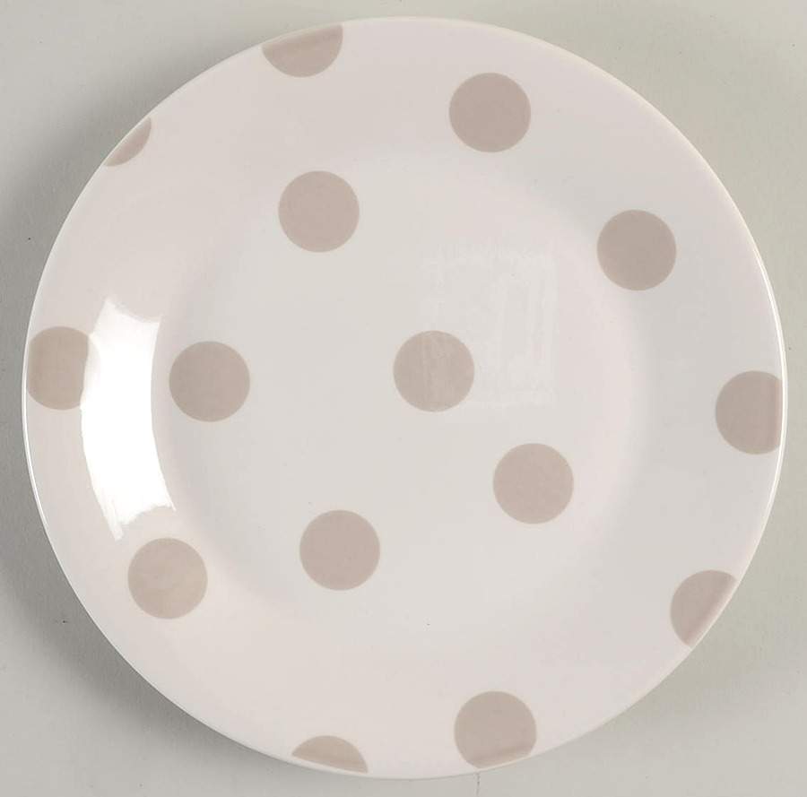 Deco Dot-Beige Salad Plate by Lenox-1
