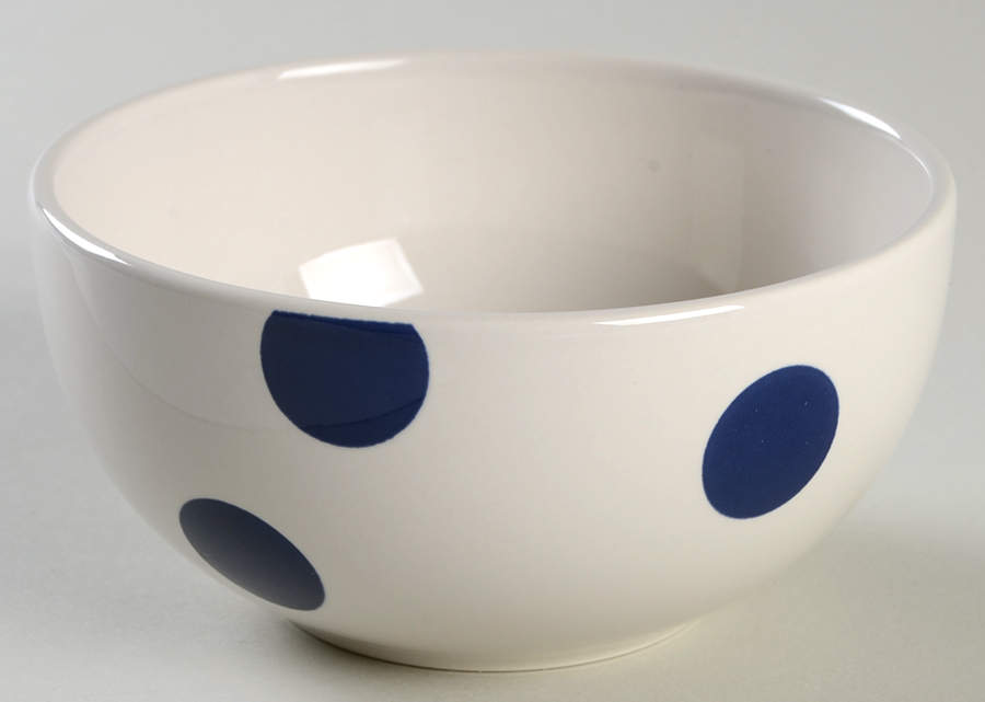 Deco Dot Cobalt Fruit/Dessert (Sauce) Bowl by Lenox-1