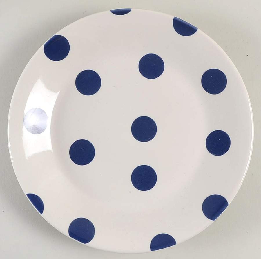 Deco Dot Cobalt Salad Plate by Lenox-1