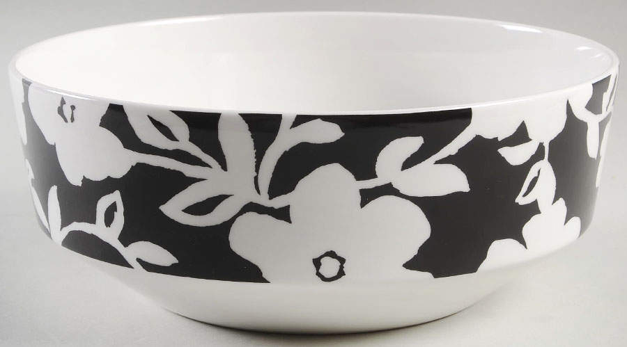 Primrose Drive Black 10" Round Vegetable Bowl by Lenox-1