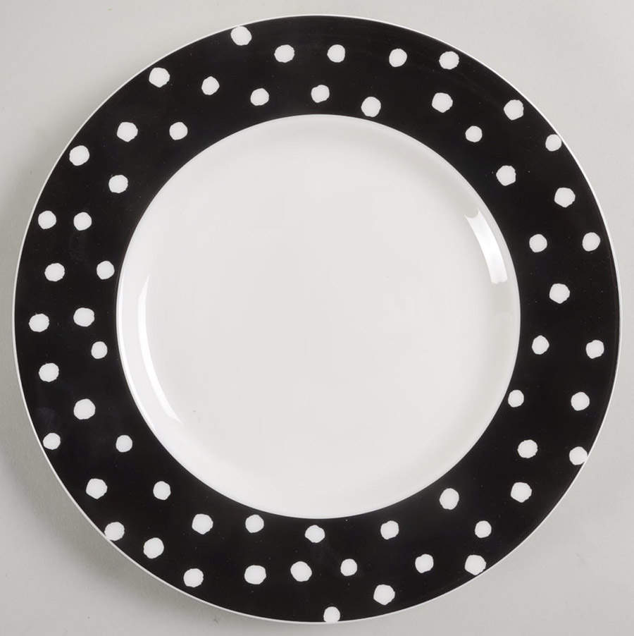Primrose Drive Black Accent Luncheon Plate by Lenox-1