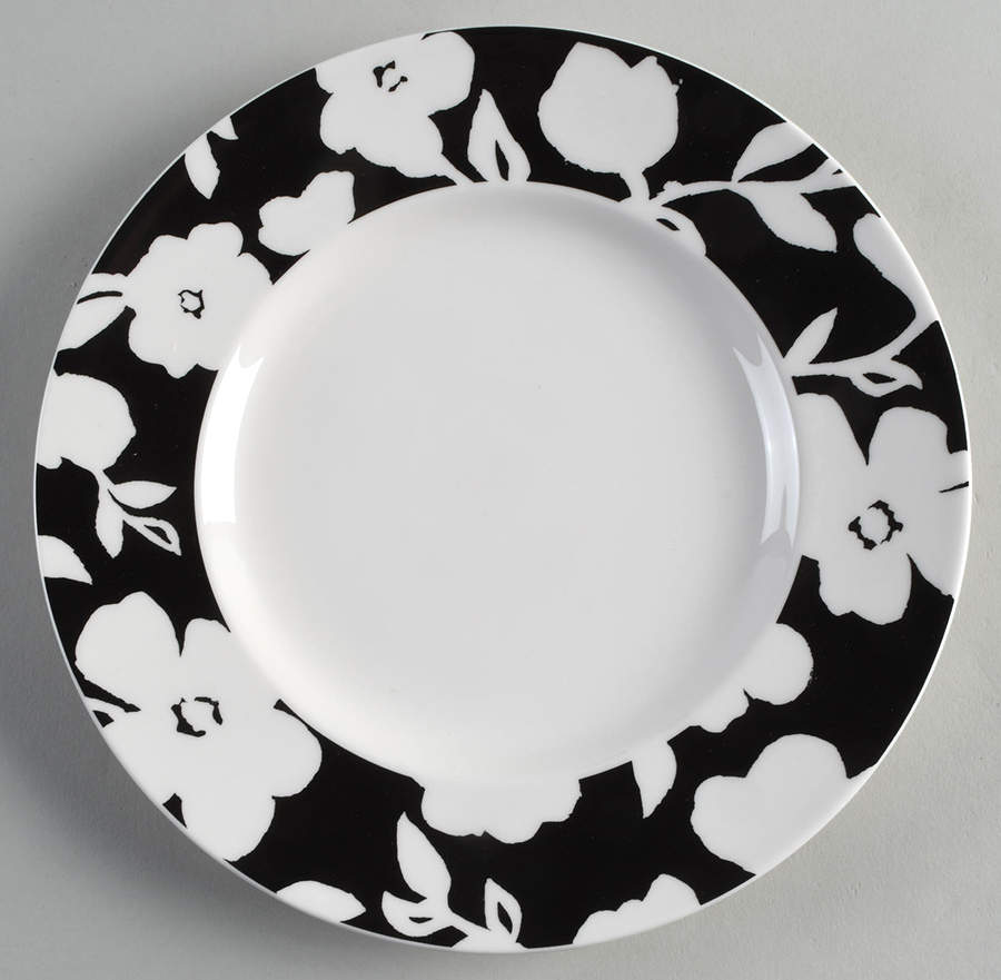 Primrose Drive Black Accent Luncheon Plate by Lenox-1