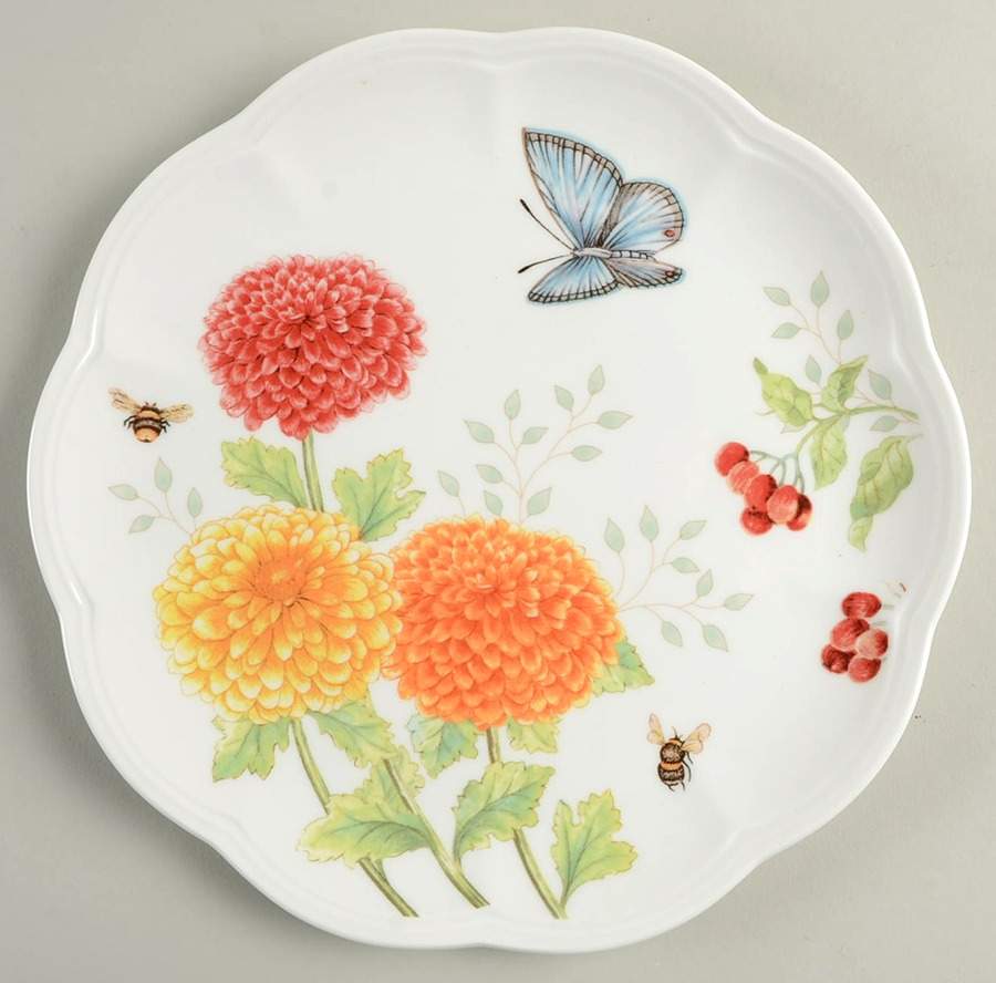Butterfly Meadow Harvest Salad Plate by Lenox-1