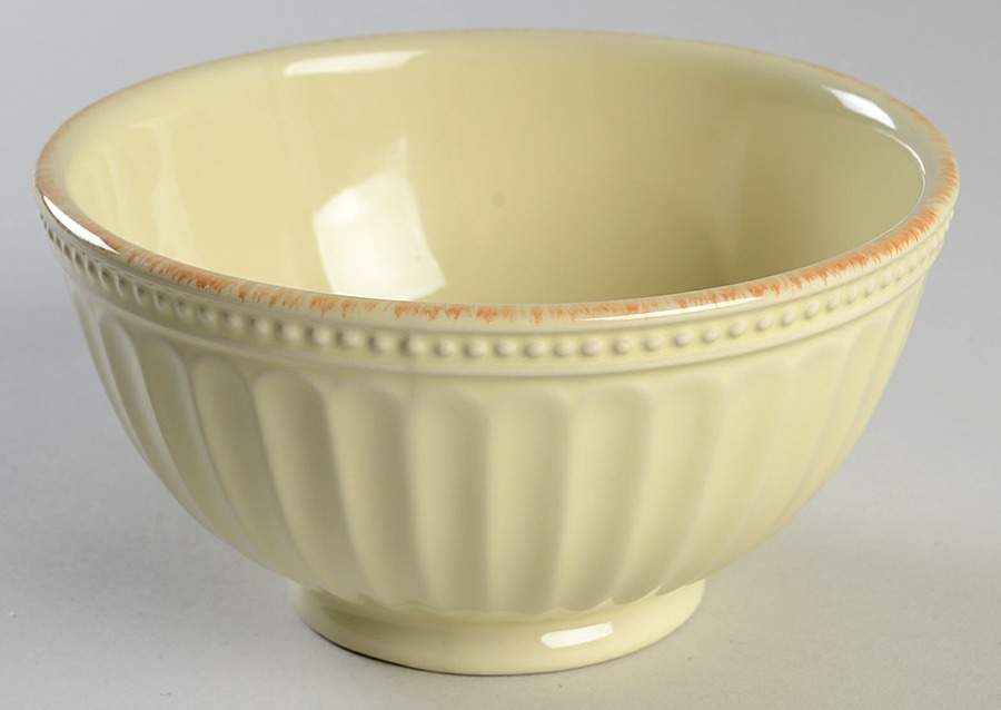 French Perle Groove Butter Soup/Cereal Bowl by Lenox-1