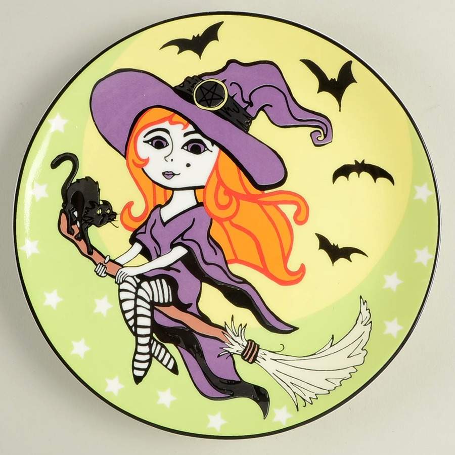 Halloween Characters Dessert/Pie Plate by Lenox-1