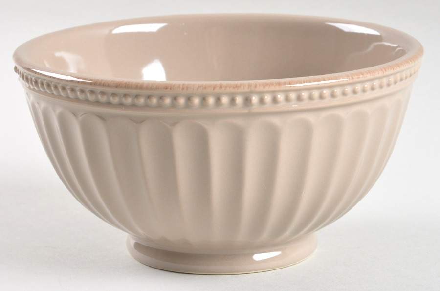 French Perle Groove Latte Soup/Cereal Bowl by Lenox-1