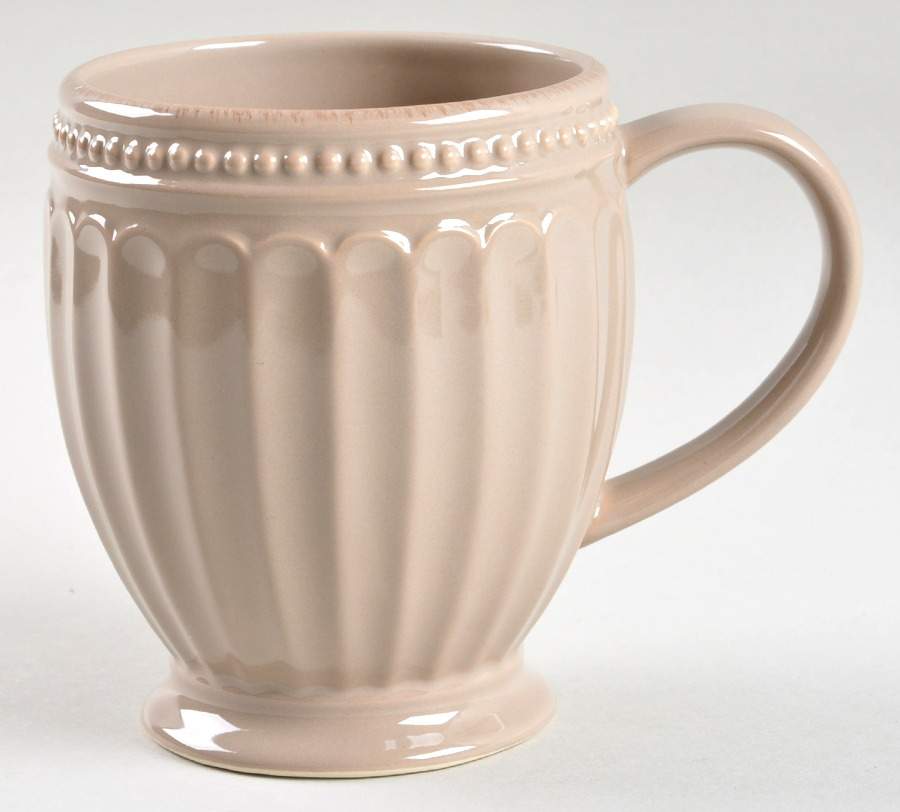 French Perle Groove Latte Mug by Lenox-1