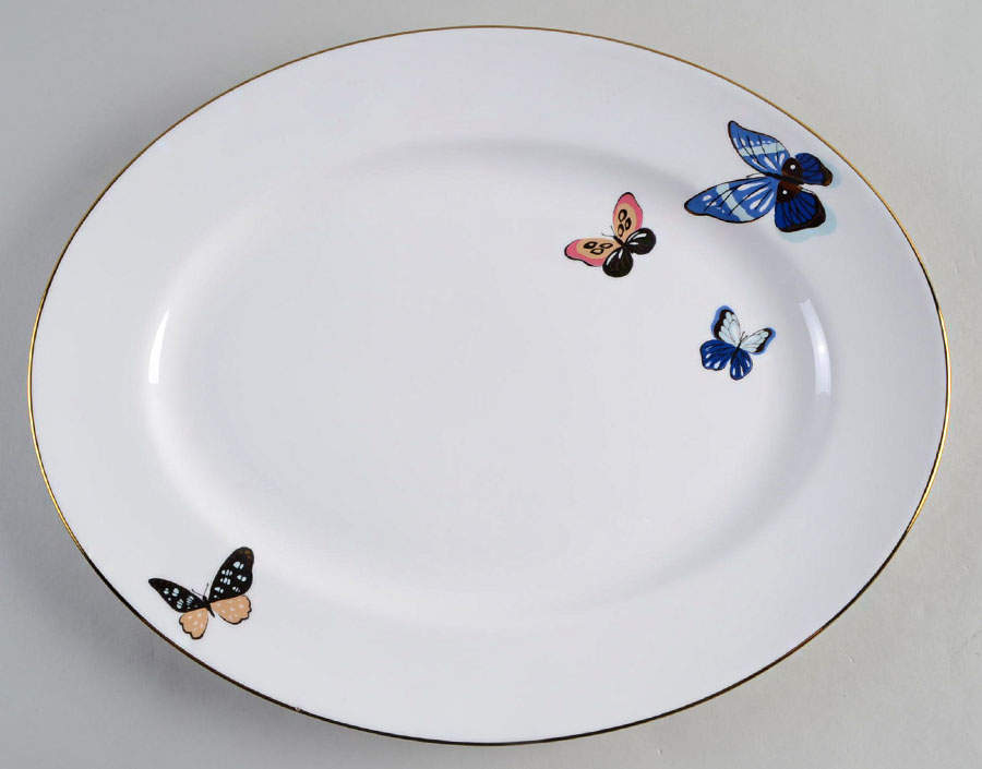 Eden Court 13" Oval Serving Platter by Lenox-1