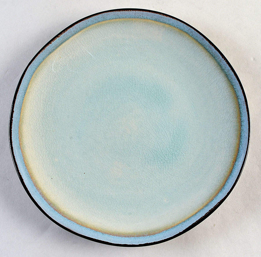 Miranda Turquoise Dinner Plate by Laurie Gates-1